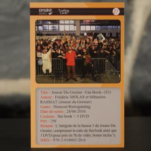 Trading Card 27 Joueur Du Grenier - Fan Book Saison 3 (01)